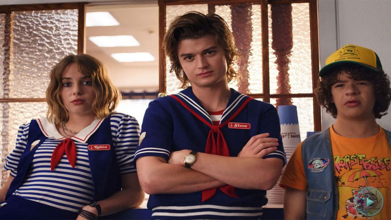 داستین و مکس و استیو در سریال stranger things